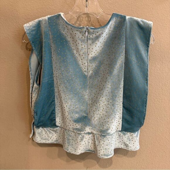 KOCH | Size medium | teal with gold dots Wren top - Picture 3 of 7